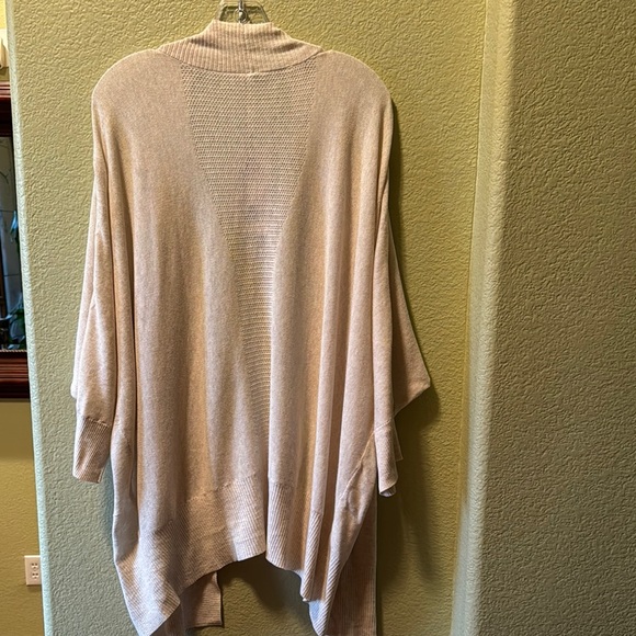 NEW! Leo & Nicole Beige Open-Front Cardigan, Size XXL - Picture 5 of 5